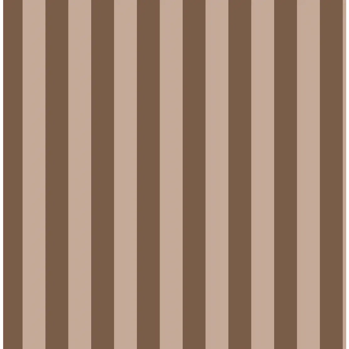 Hayes Wallpaper - Simple Stripe - by Mackenzie Nelson - Sample 1 foot by 1 foot / Mocha - Loomwell Home Goods
