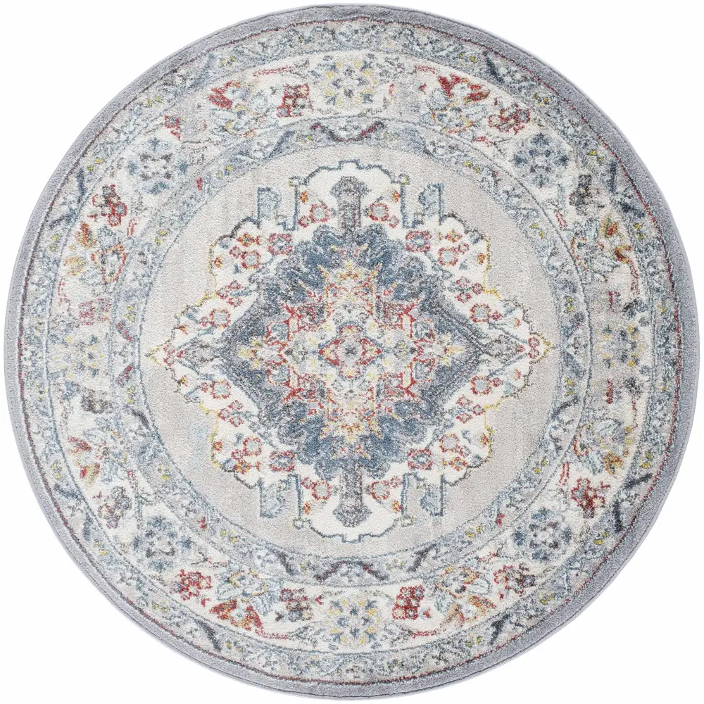 Haymond Area Rug - 5’3’’ Round - Boutique Rugs