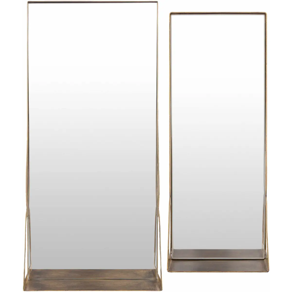 Hayrat Mirror - 30’’H x 14’’W, 18’’H x 7’’W Rectangle - Boutique Rugs