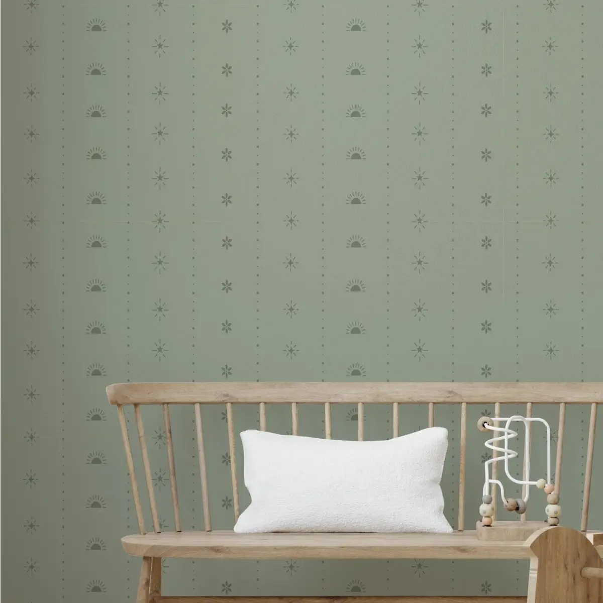 Hazen Wallpaper - Suns and Stars for Kids - by Danielle Chandler Design - Loomwell Home Goods