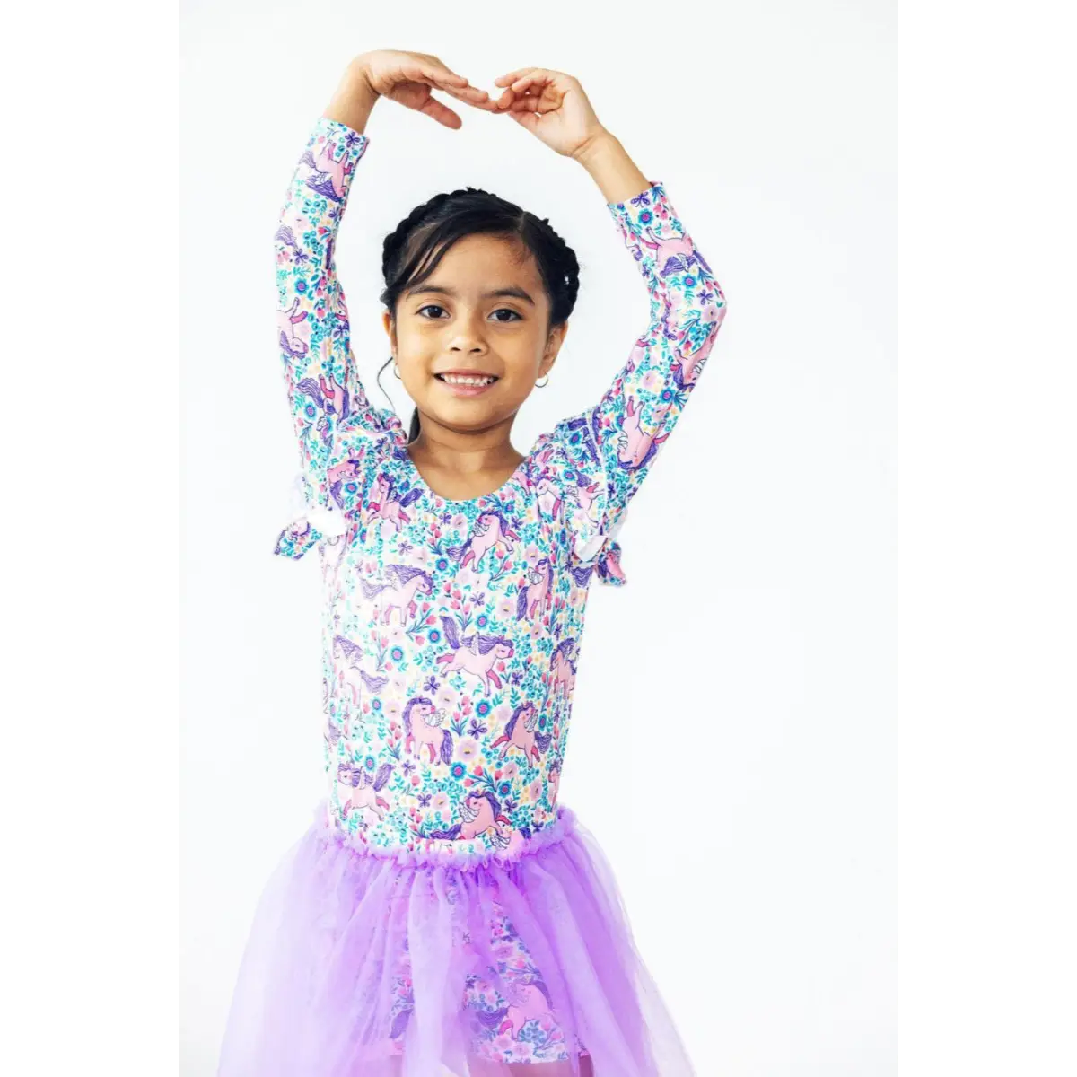 Head in the Clouds L/S Flutter Sleeve Leotard - Mila & Rose ®