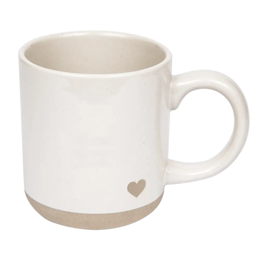 Heart 14oz. Stoneware Coffee Mug - Sweet Water Decor