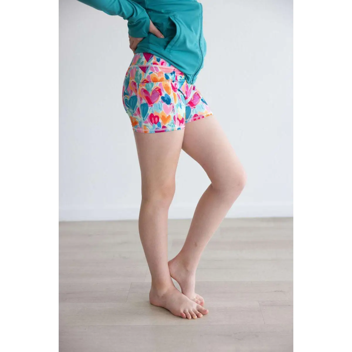 Heart Hustle Activewear Shorts - Mila & Rose ®