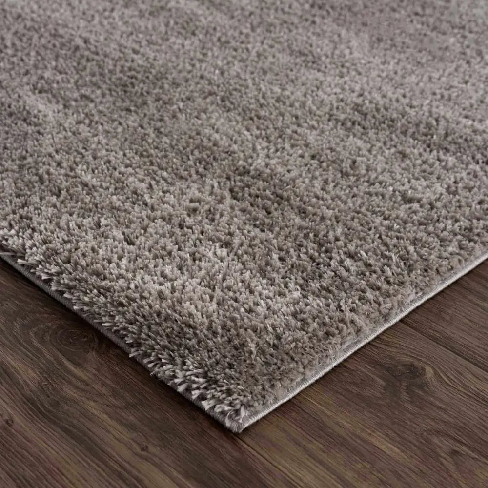 Heavenly Solid Gray Plush Rug - Clearance - Boutique Rugs
