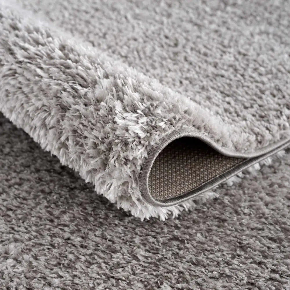 Heavenly Solid Light Gray Plush Rug - Clearance - Boutique Rugs