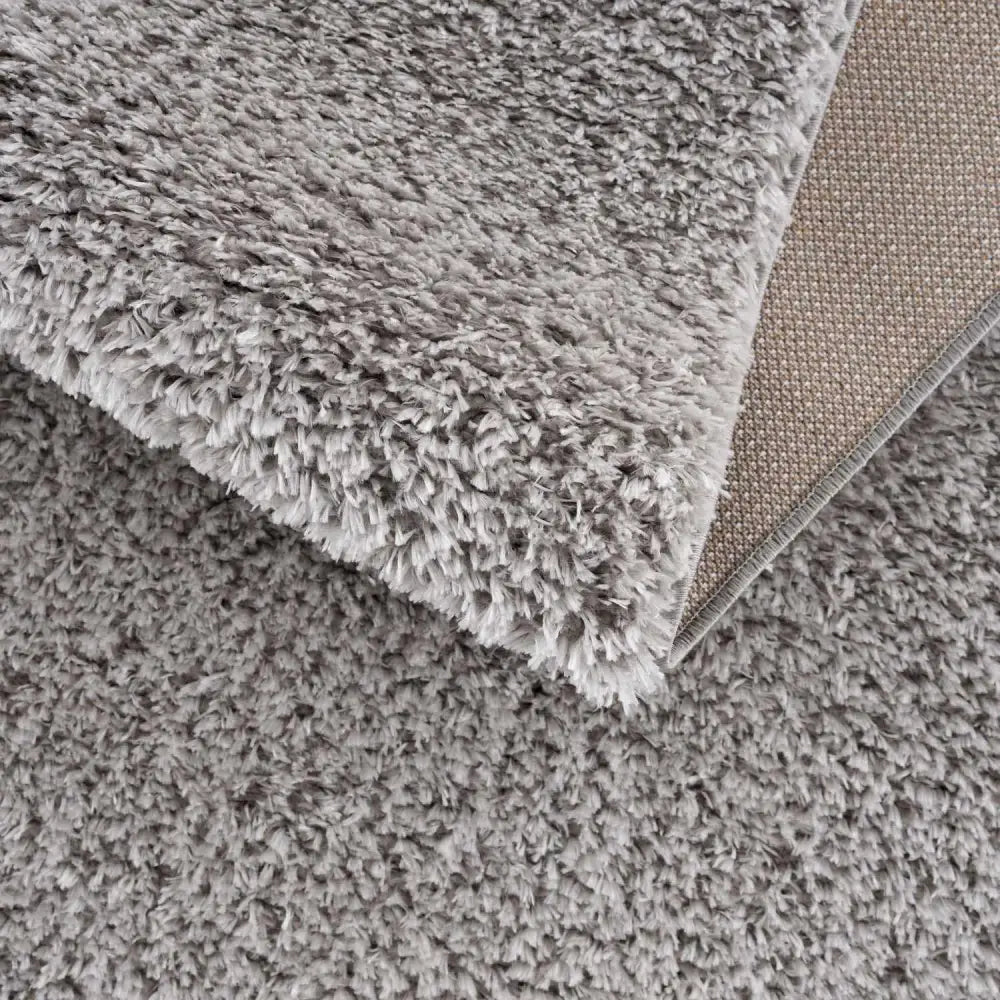 Heavenly Solid Light Gray Plush Rug - Clearance - Boutique Rugs