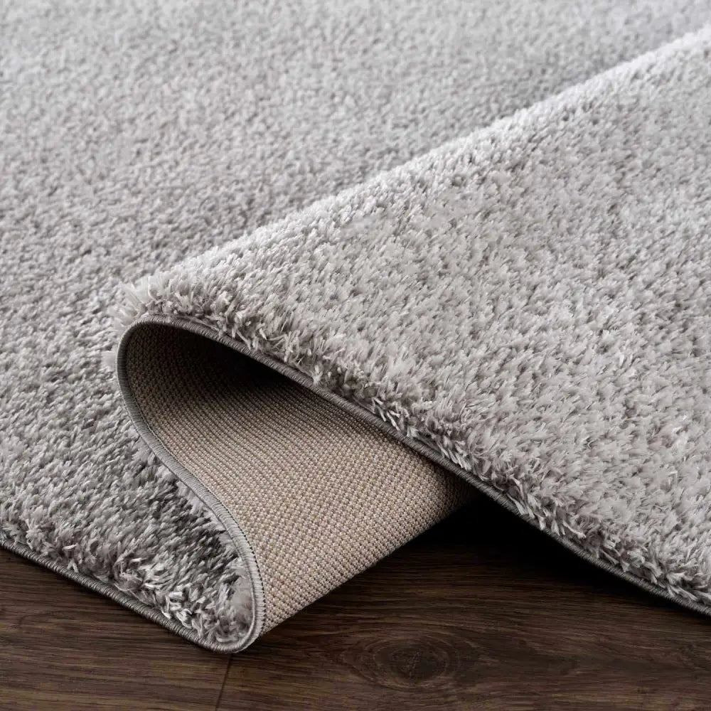 Heavenly Solid Light Gray Plush Rug - Clearance - Boutique Rugs