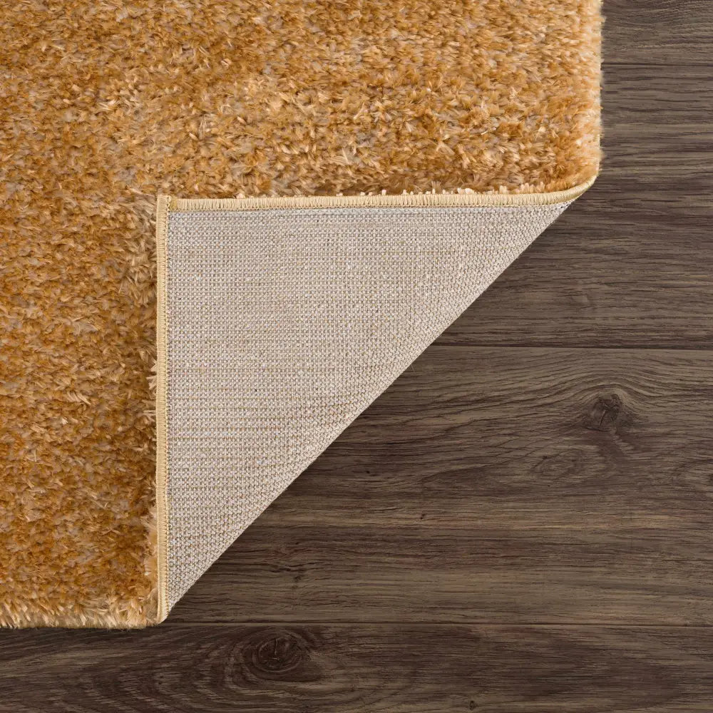 Heavenly Solid Mustard Plush Rug - Clearance - Boutique Rugs