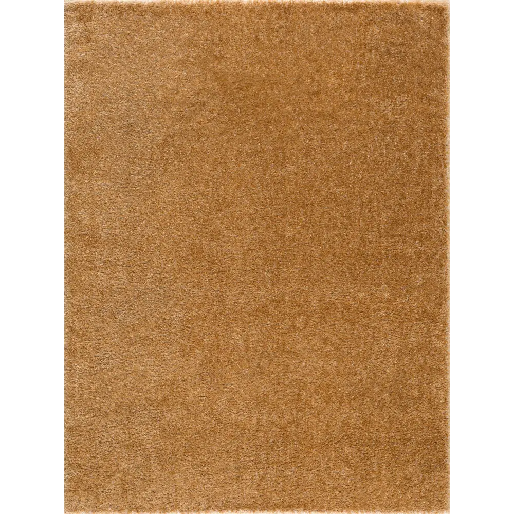 Heavenly Solid Mustard Plush Rug - Clearance - Boutique Rugs