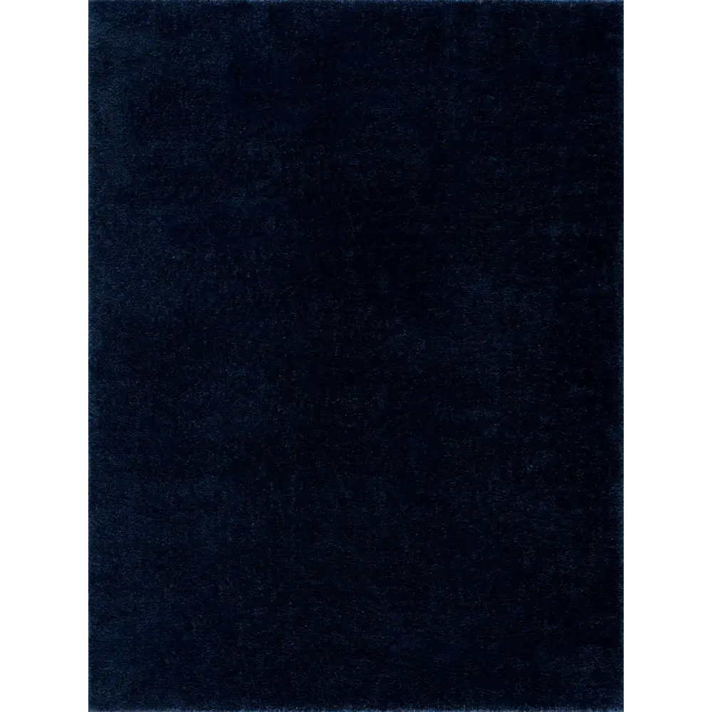 Heavenly Solid Navy Blue Shag Rug - Clearance - Boutique Rugs