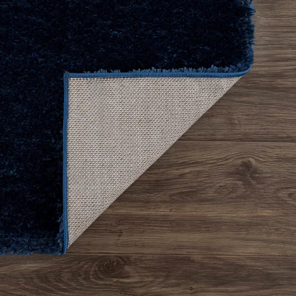 Heavenly Solid Navy Blue Shag Rug - Clearance - Boutique Rugs