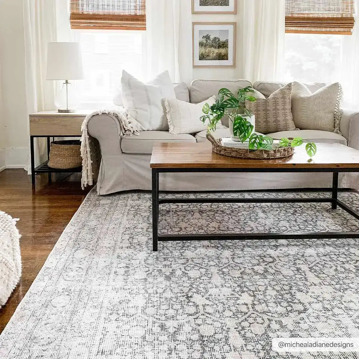 Hedda Washable Area Rug - 7’10’’ x 10’2’’ Rectangle - Boutique Rugs