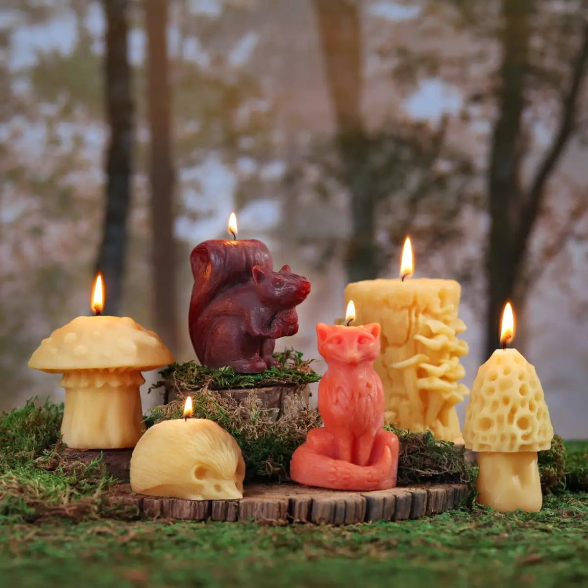 Hedgehog Candle – Beeswax – Handcrafted - Big Dipper Wax Works