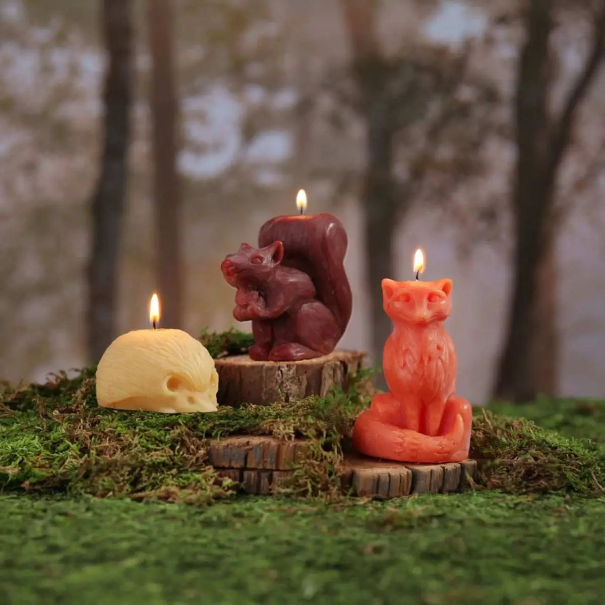 Hedgehog Candle – Beeswax – Handcrafted - Big Dipper Wax Works