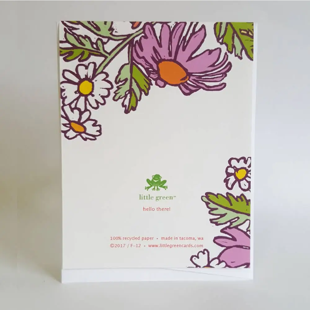 Hello There Botanical Friendship Card - Little Green