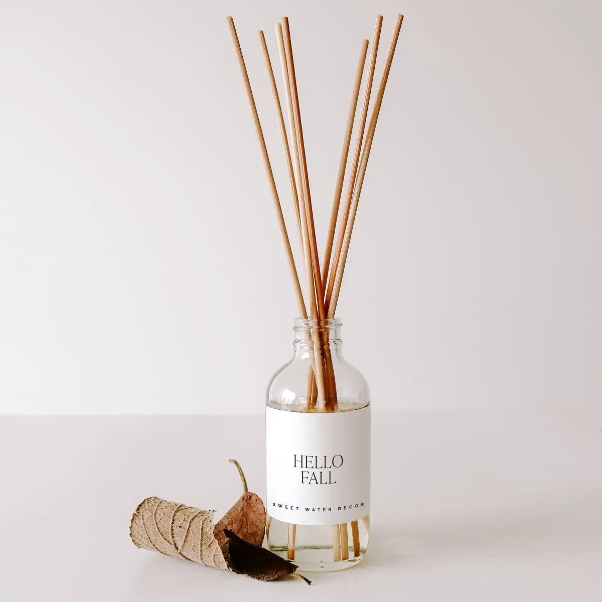 Hello Fall Clear Reed Diffuser - Sweet Water Decor