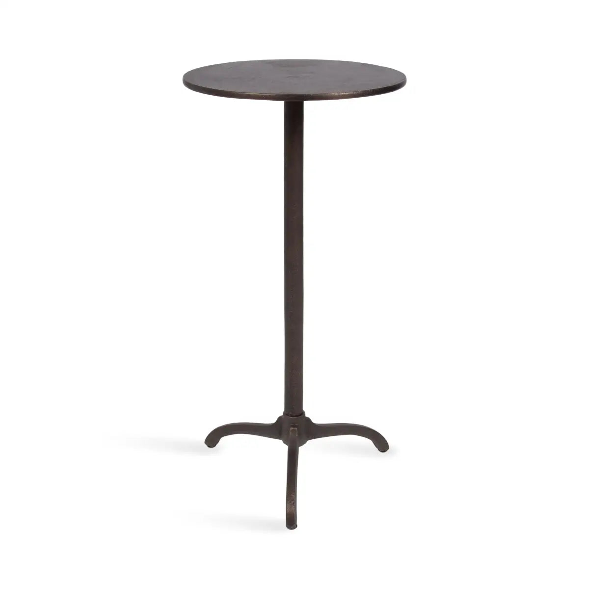 Henshall Round Metal Side Table - Bronze - kateandlaurel