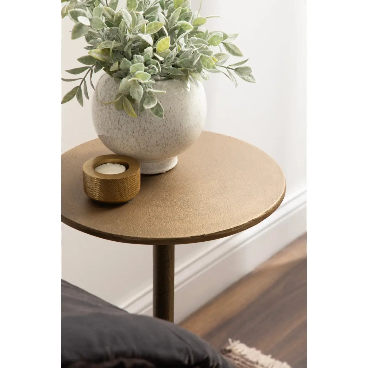 Henshall Round Metal Side Table - kateandlaurel