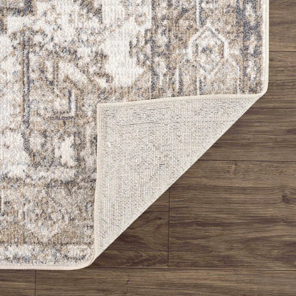 Hera Brown&Cream Washable Area Rug - Boutique Rugs