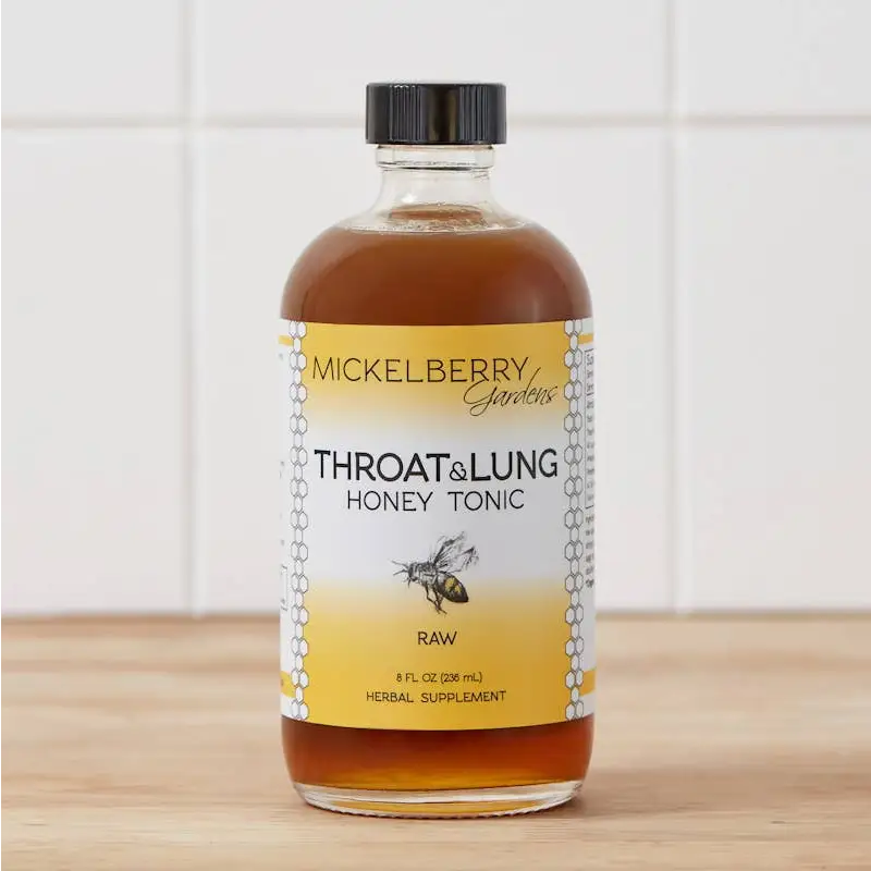 Herbal Honey Tonic - Throat and Lung - Respiratory Support - Mickelberry Gardens