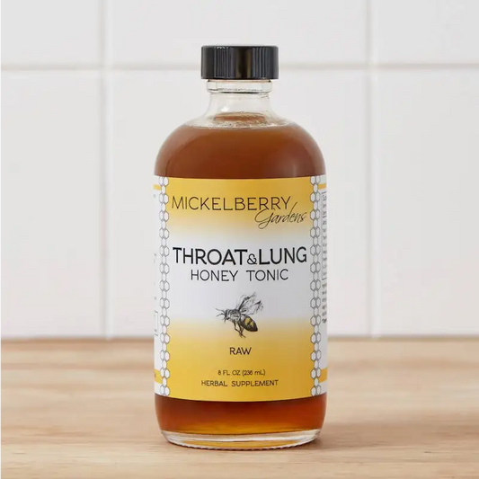 Herbal Honey Tonic - Throat and Lung - Respiratory Support - Mickelberry Gardens