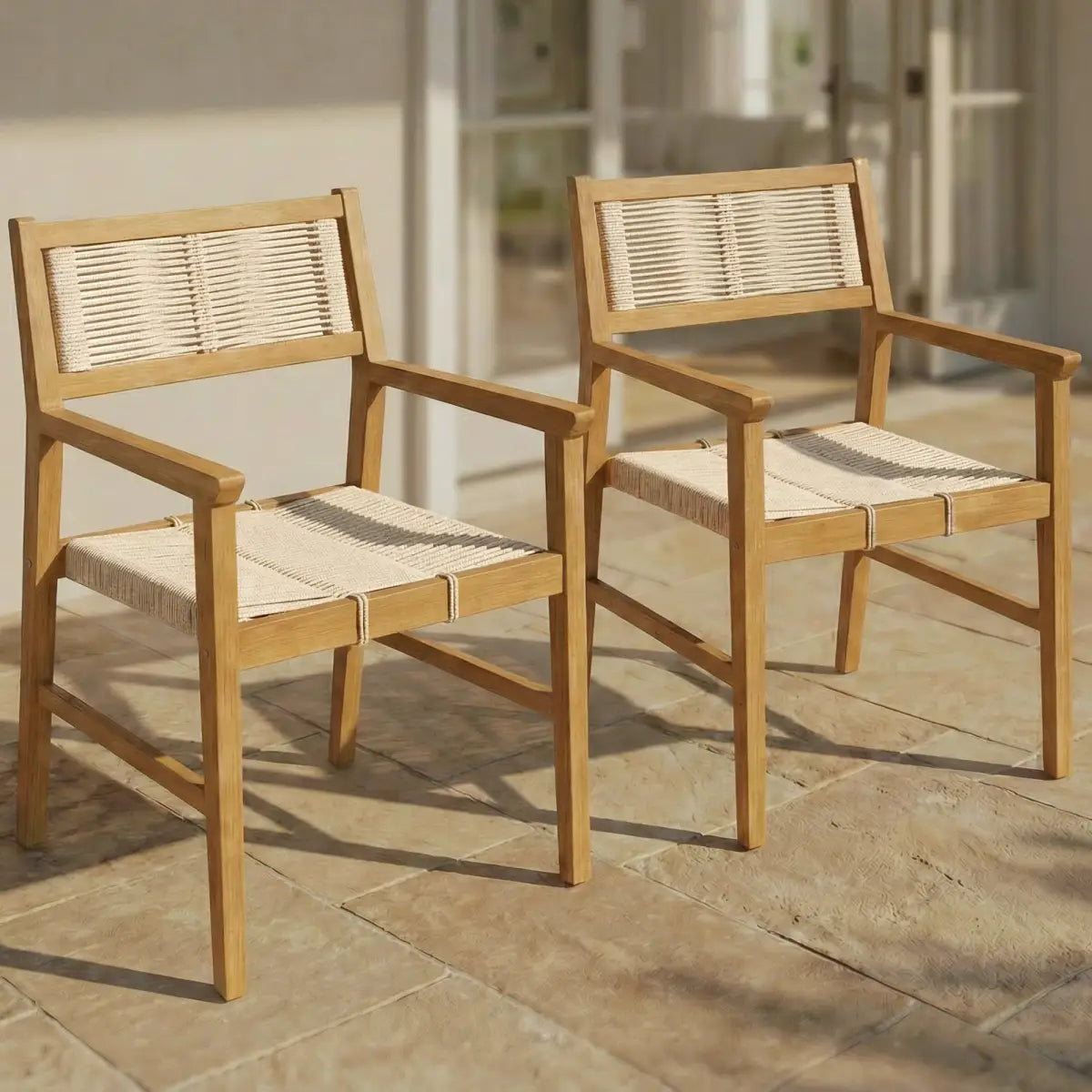 Outdoor Armchair - Heritage Standard - Acacia Wood - Megsu