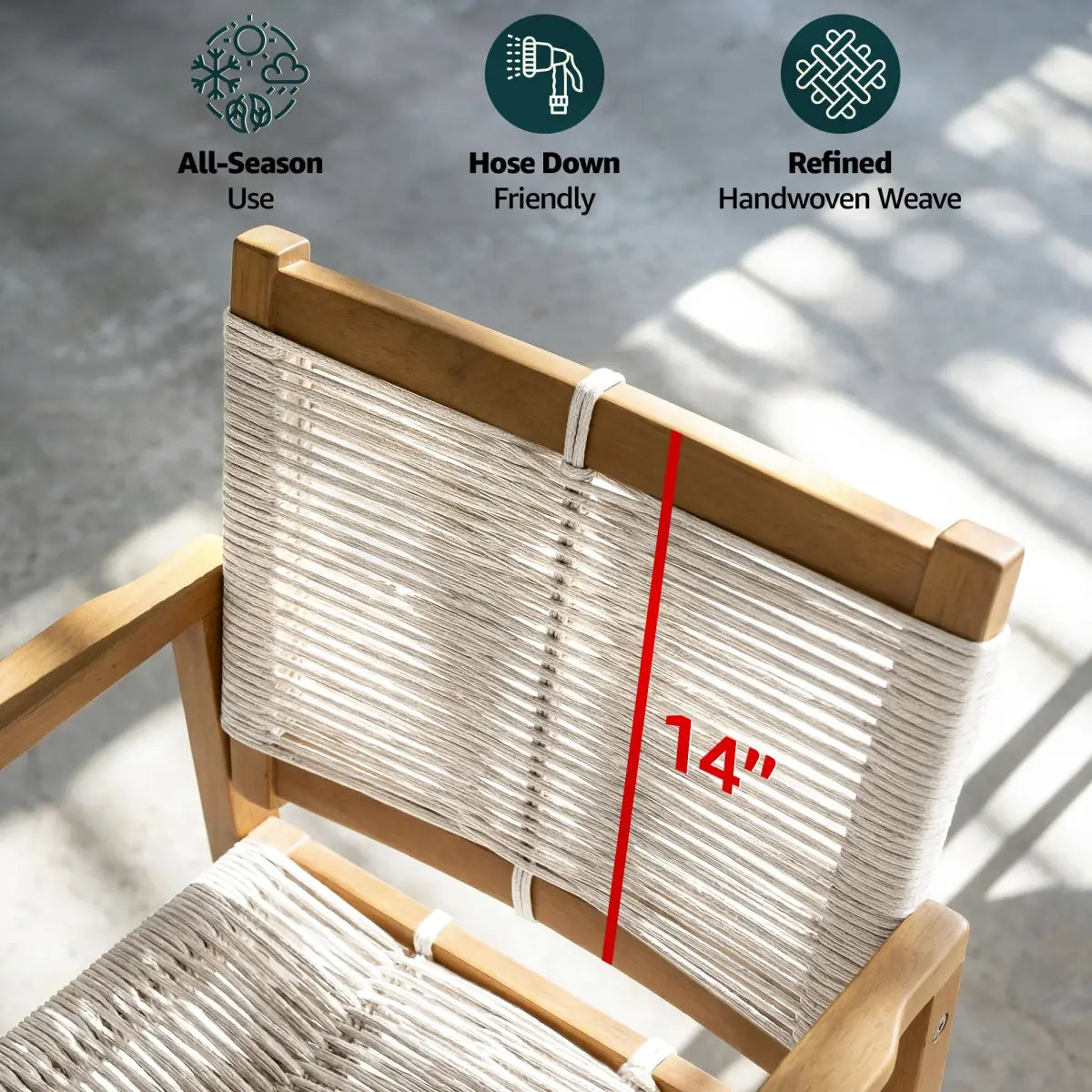 Heritage Wide Outdoor Armchair - Megsu