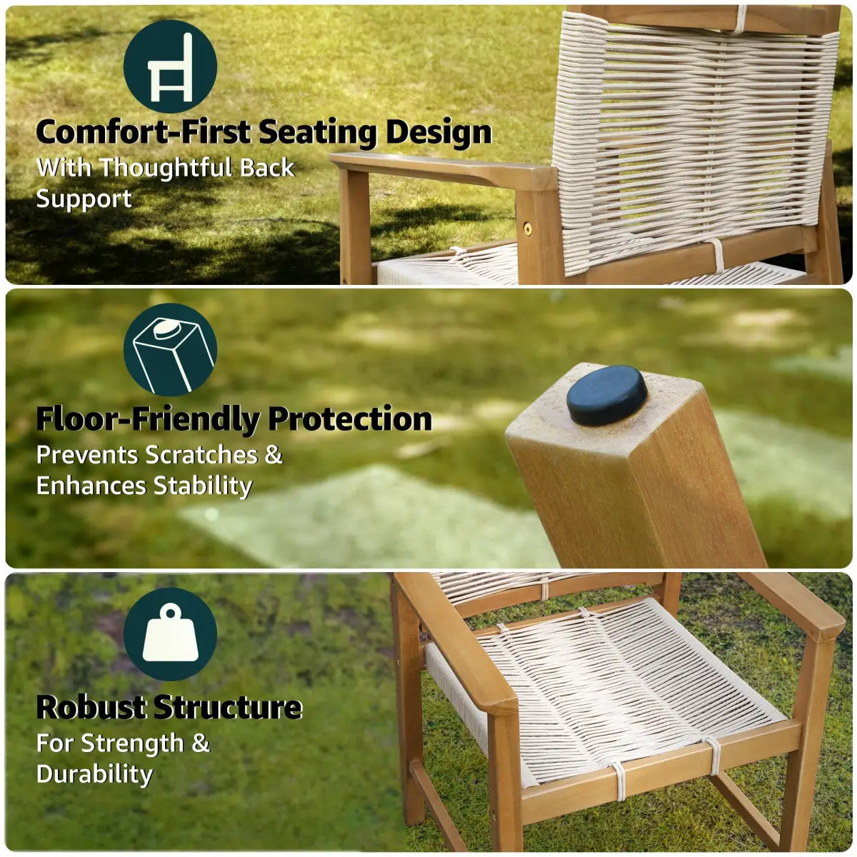 Heritage Wide Outdoor Armchair - Megsu