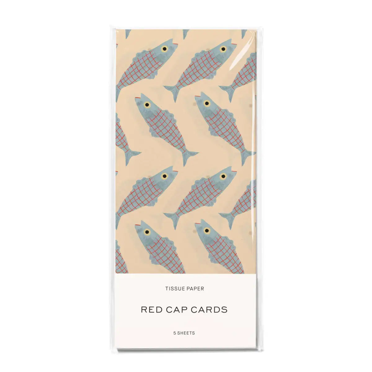 Tissue Paper - Herring - Red Cap Cards