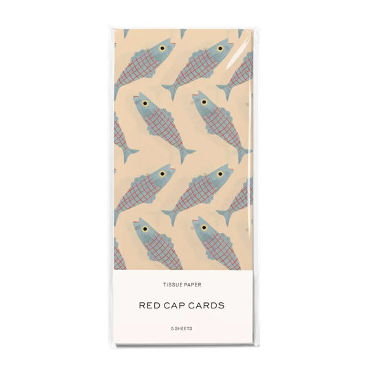 Tissue Paper - Herring - Red Cap Cards