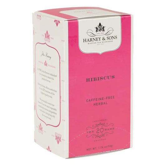Hibiscus Tea - Box of 20 Premium Teabags - Teabags / Box of 20 Premium Teabags - Harney & Sons Fine Teas