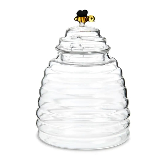 Glass Honey Jar with Lid and Honey Dipper - HIC - Harold Import Co.