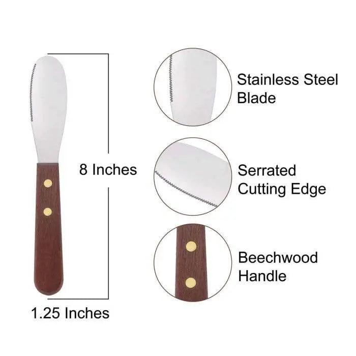 Kitchen Spreader with Wooden Handle - HIC - Harold Import Co.