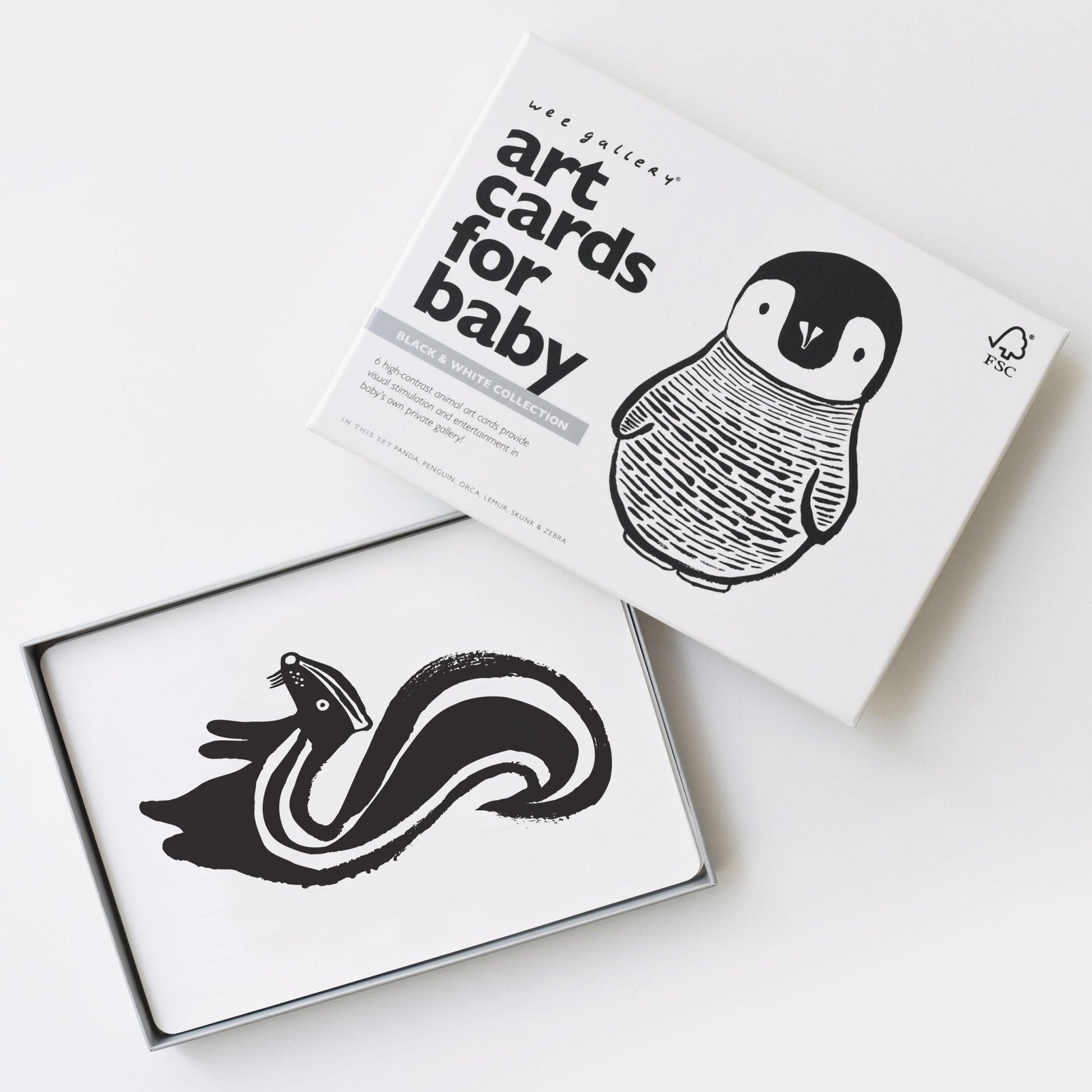Art Cards for Baby - Black and White Collection - Wee Gallery