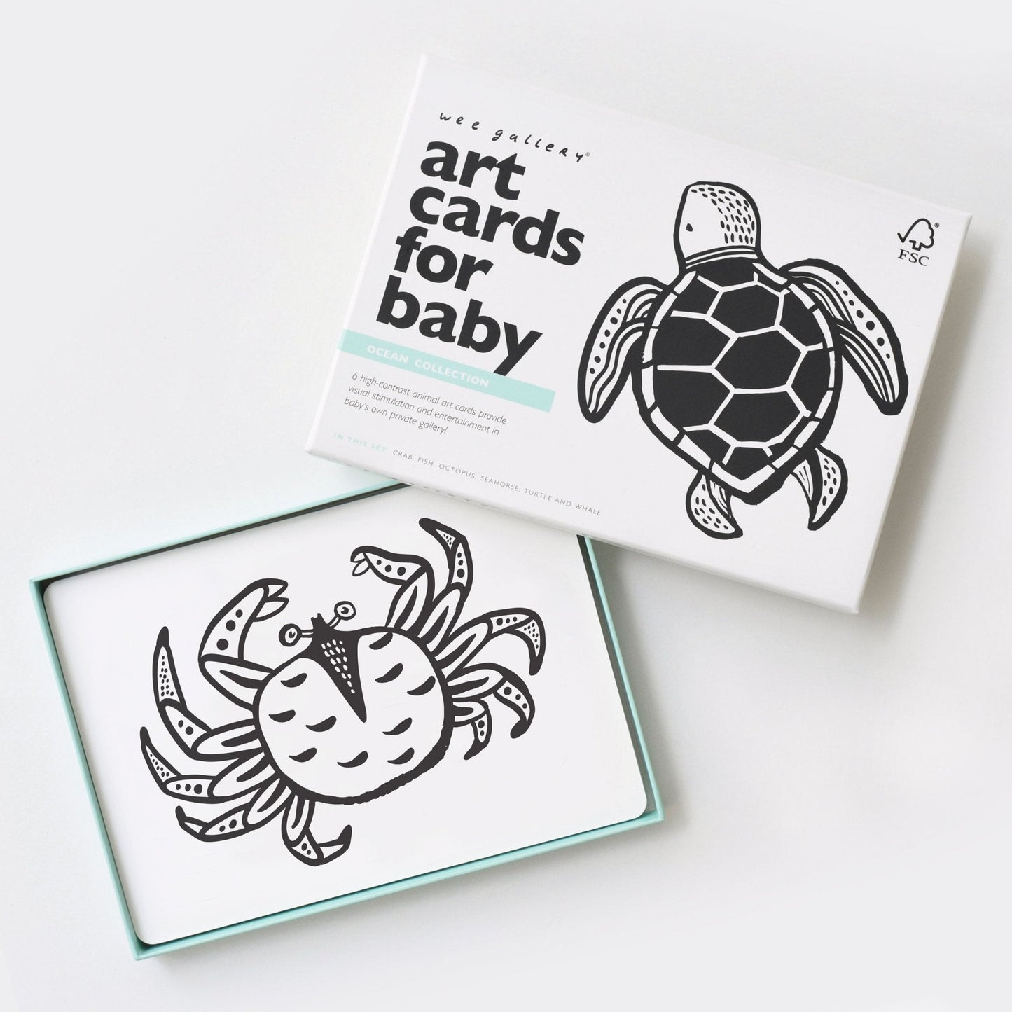 Art Cards for Baby - Ocean Collection - Wee Gallery