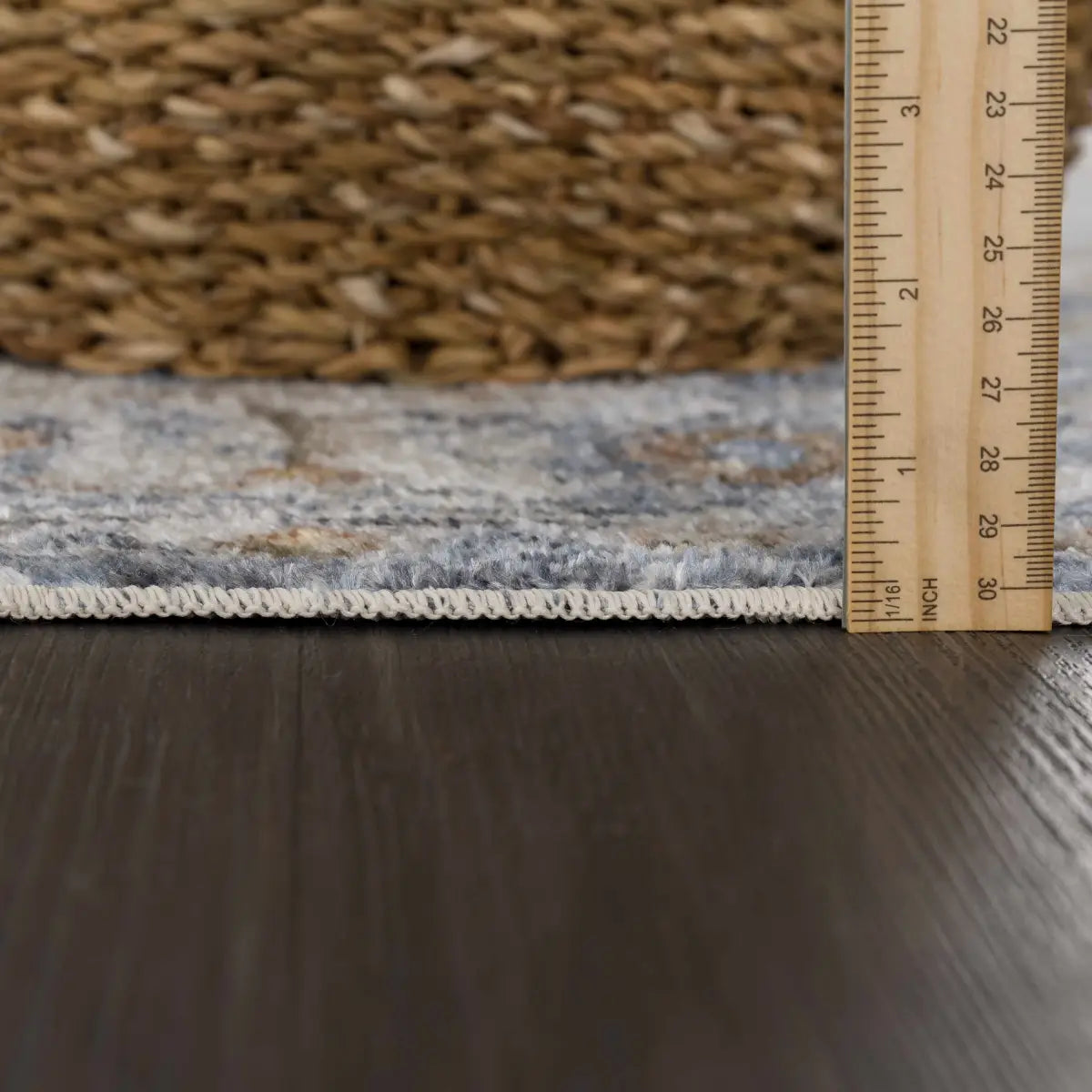 Hiti Cream & Blue Washable Rug - Boutique Rugs
