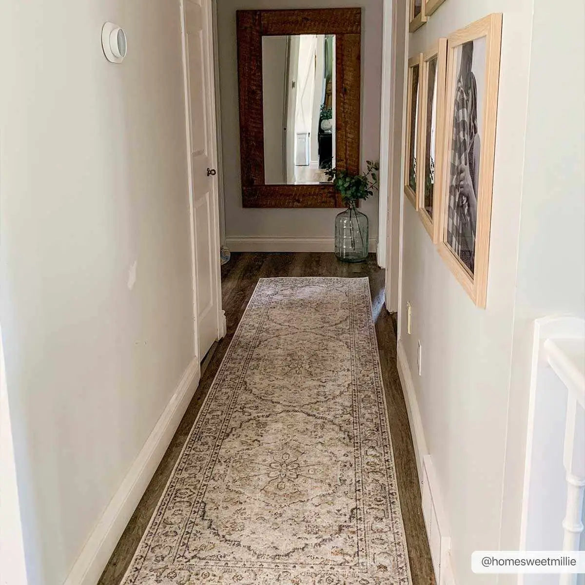 Hiti Cream Washable Performance Rug - 2’7’’ x 10’ Runner - Boutique Rugs