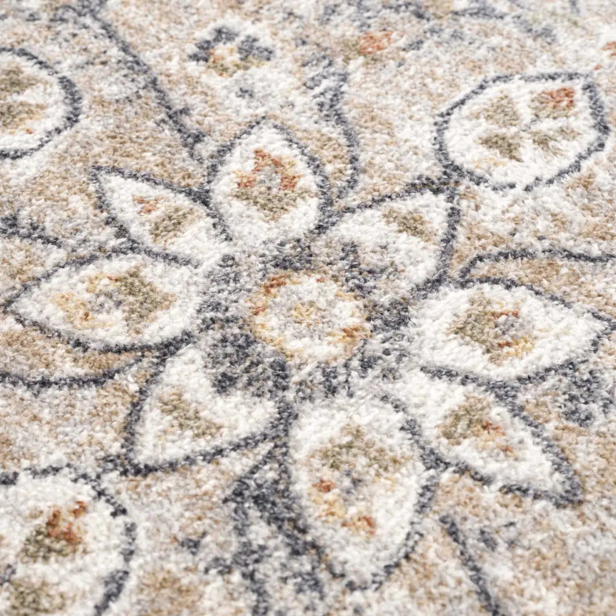 Hiti Cream Washable Performance Rug - 5’3’’ x 7’ Rectangle - Boutique Rugs