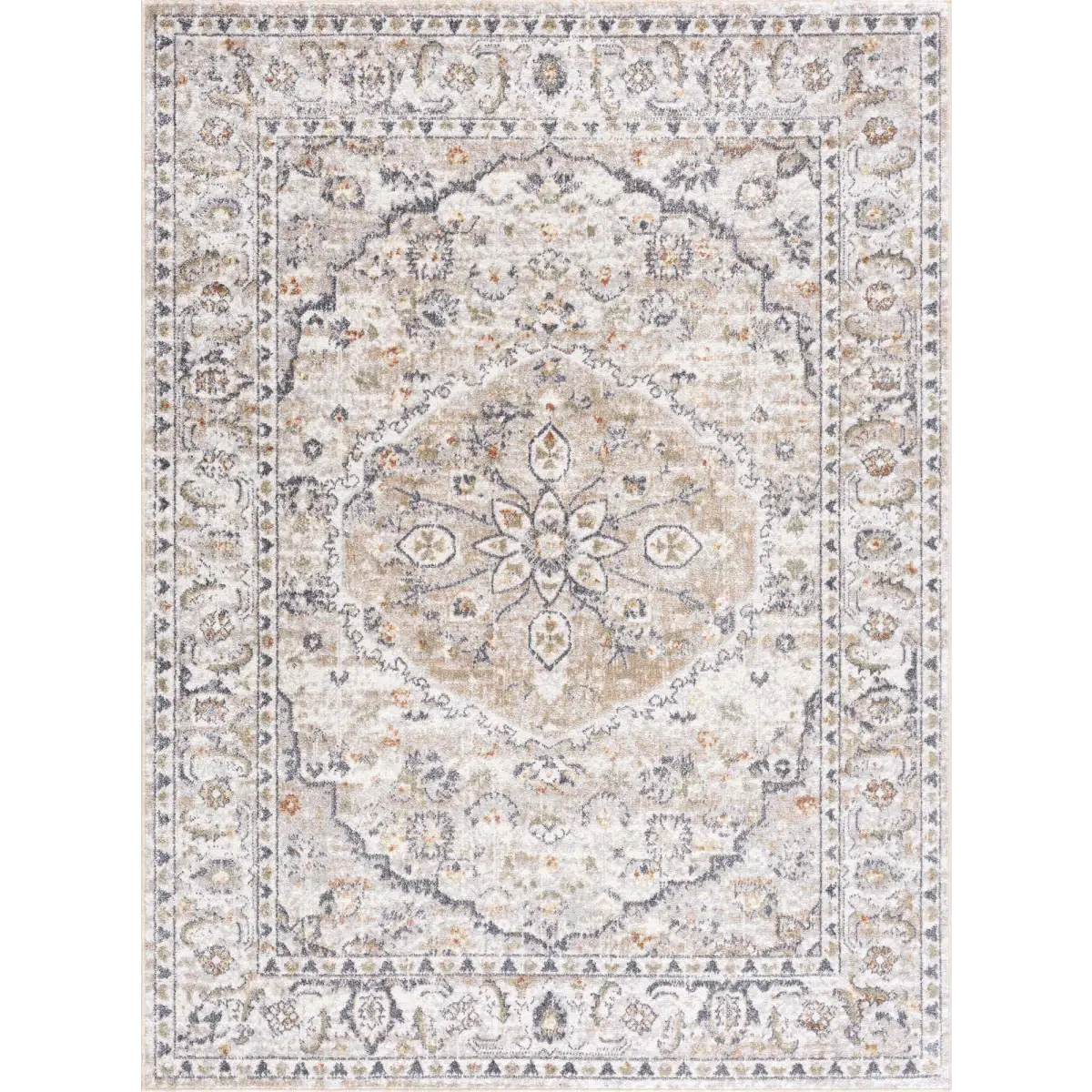 Hiti Cream Washable Performance Rug - Boutique Rugs
