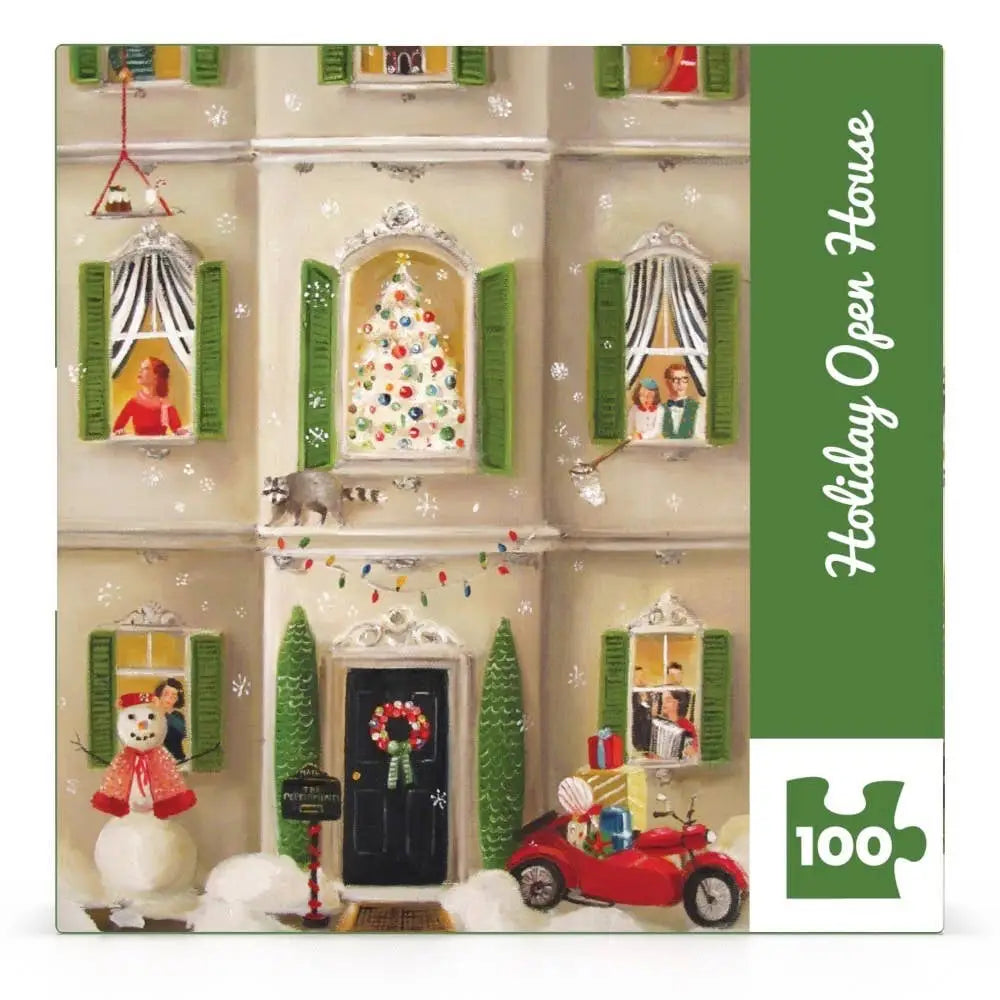 Mini Puzzle - Holiday Open House - 100 Piece - New York Puzzle Company