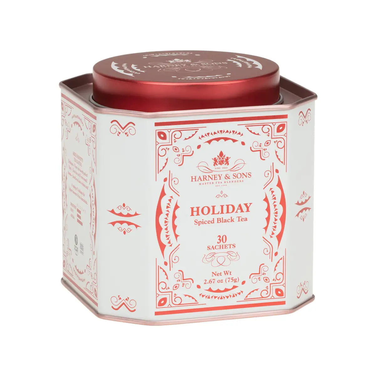 Holiday Tea - Sachets / Tin of 30 Sachets - Harney & Sons Fine Teas