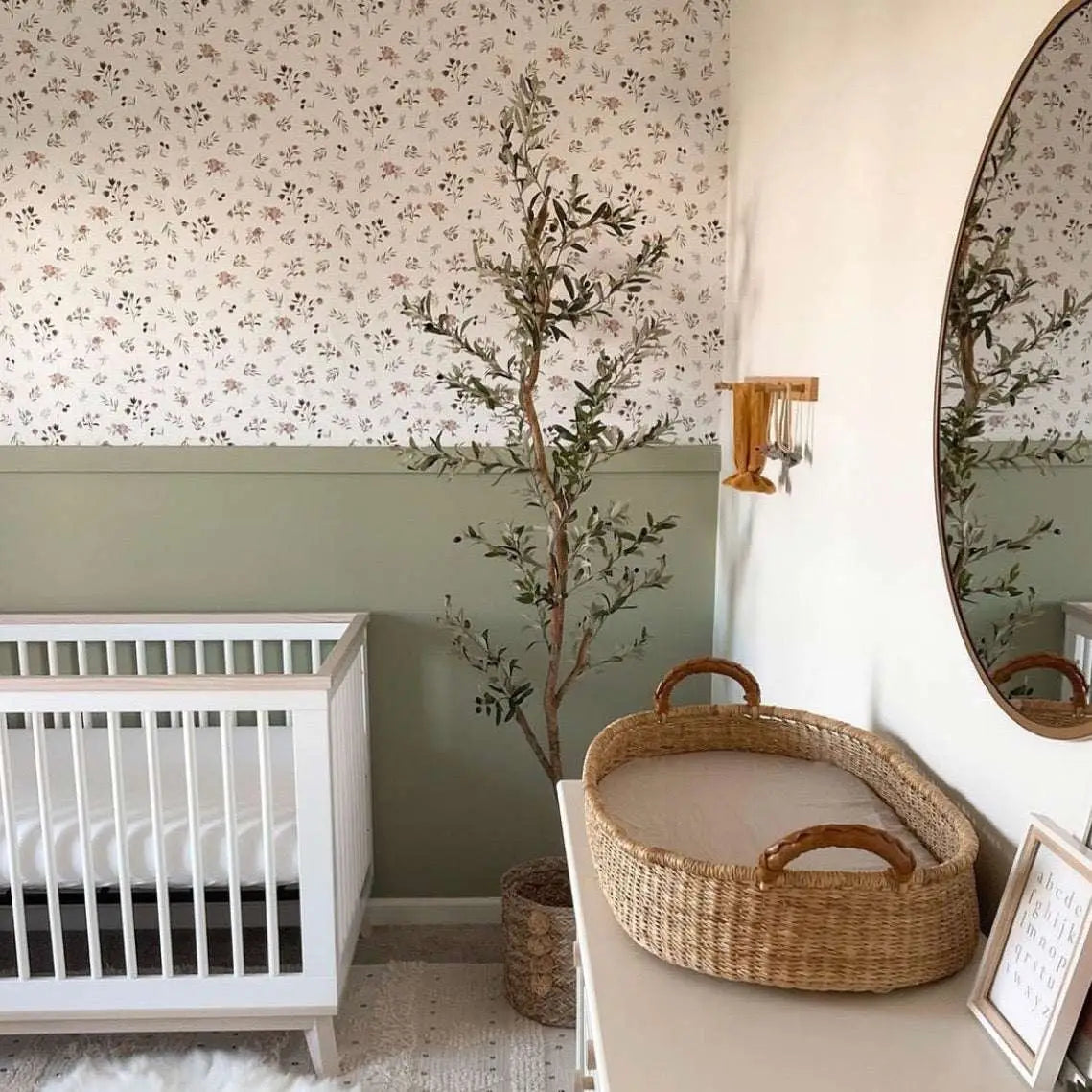 Holland Wallpaper - Scattered Flowers - by Micush - Loomwell Home Goods