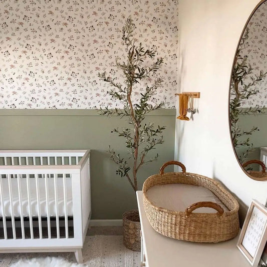 Holland Wallpaper - Scattered Flowers - by Micush - Loomwell Home Goods
