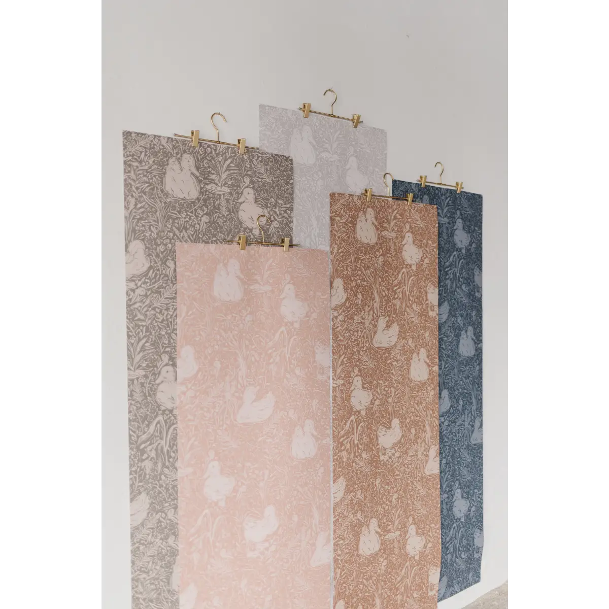 Hollingworth Wallpaper - Ducks - by Aubrey Fairchild - Loomwell Home Goods