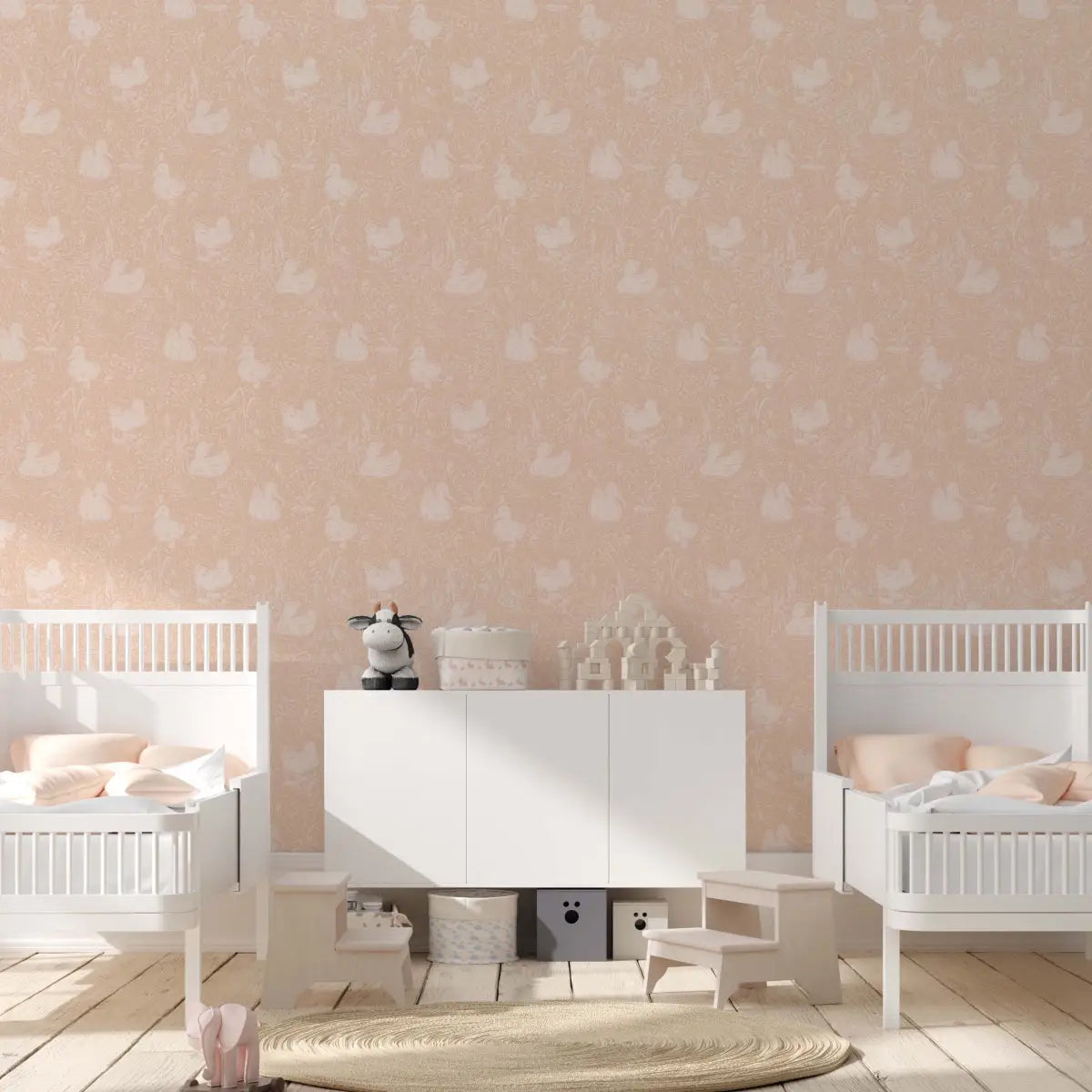Hollingworth Wallpaper - Ducks - by Aubrey Fairchild - Loomwell Home Goods