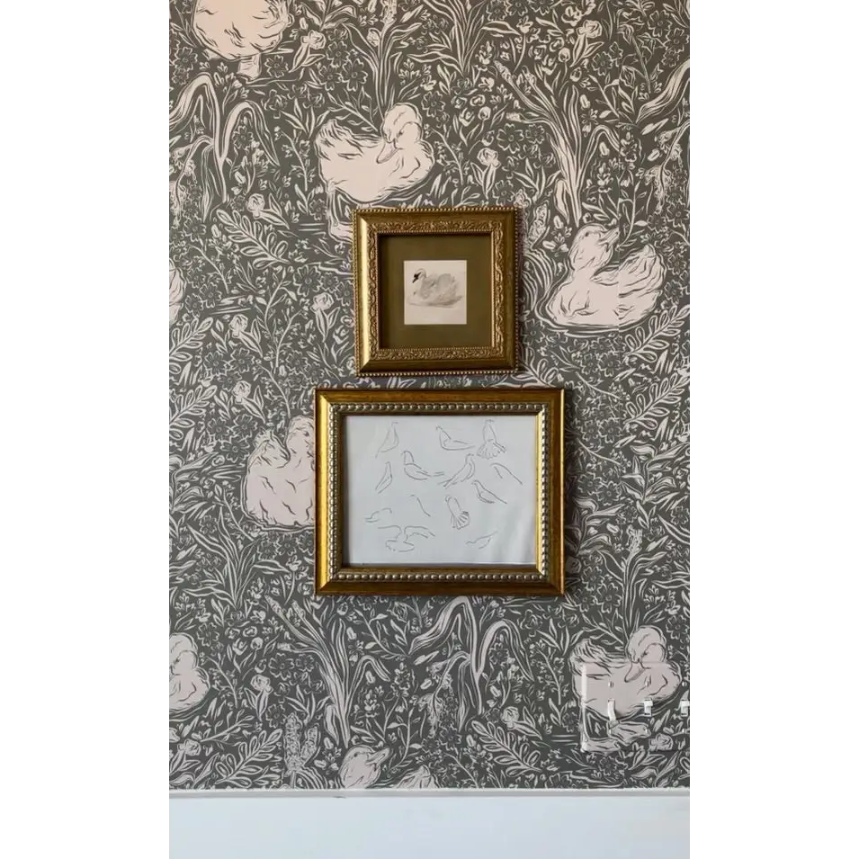 Hollingworth Wallpaper - Ducks - by Aubrey Fairchild - Loomwell Home Goods