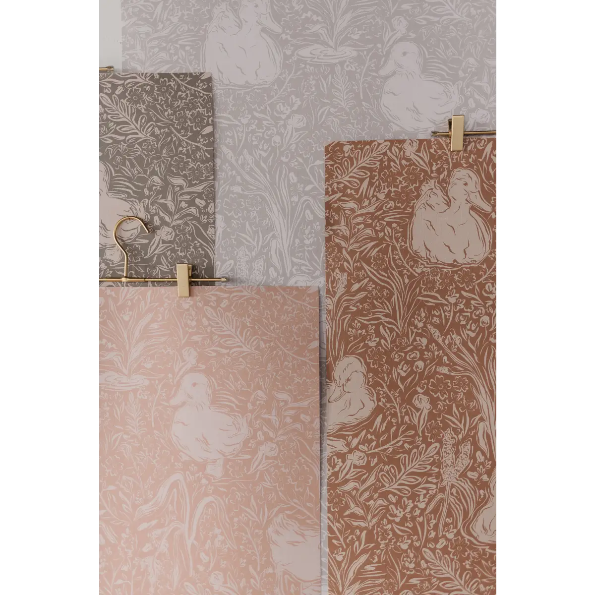 Hollingworth Wallpaper - Ducks - by Aubrey Fairchild - Loomwell Home Goods