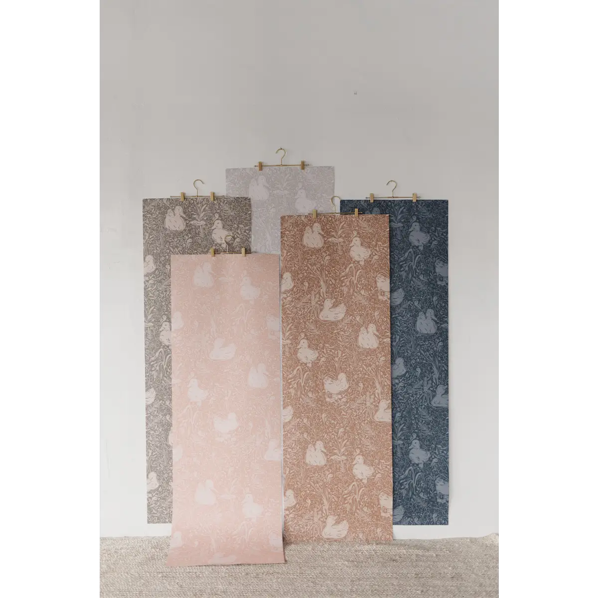 Hollingworth Wallpaper - Ducks - by Aubrey Fairchild - Loomwell Home Goods