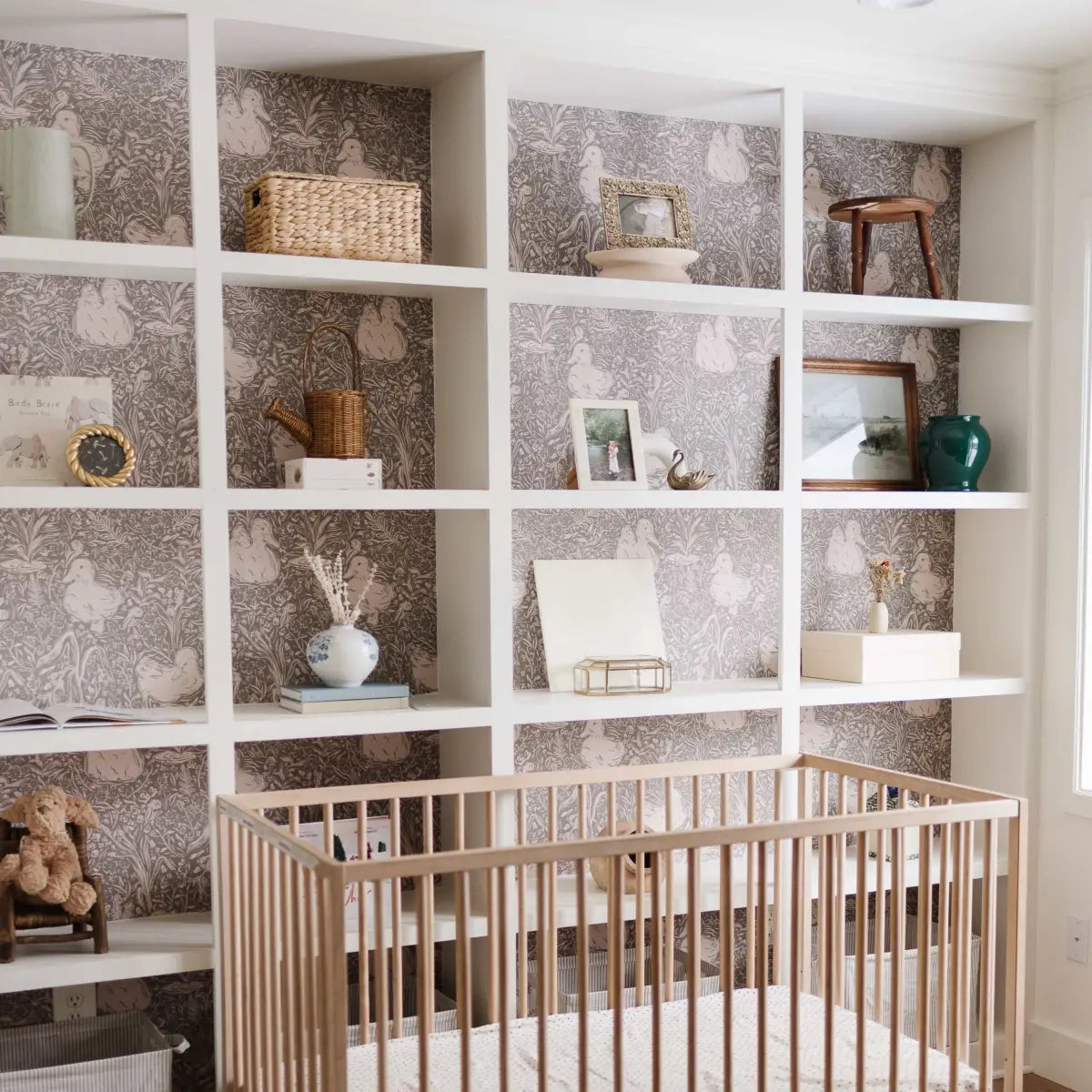 Hollingworth Wallpaper - Ducks - by Aubrey Fairchild - Loomwell Home Goods