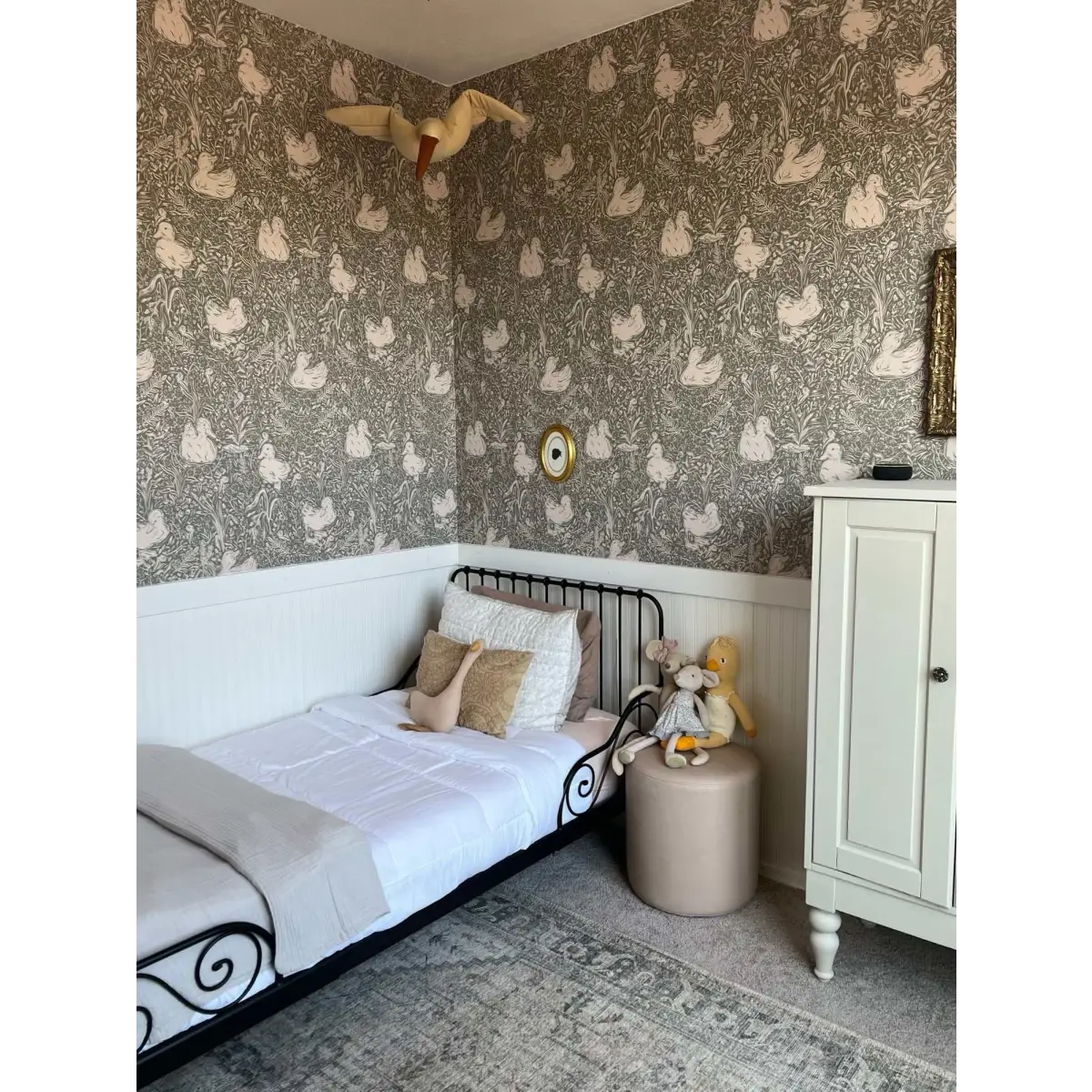 Hollingworth Wallpaper - Ducks - by Aubrey Fairchild - Loomwell Home Goods